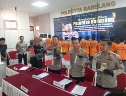 Satreskrim Polresta Barelang Amankan 11 Tersangka dan 1 Penadah Kasus Curanmor