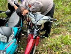 Polresta Tanjungpinang Razia Pelajar Pengguna Knalpot Racing