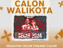 Kegiatan “Cecar Wali Kota” Bersama Pasangan Cawako Amsakar dan Li Claudia Dibatalkan