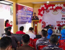 Sambut Hari Armada ke-79, TNI AL Karimun Bersama INTI Kepri Gelar Donor Darah