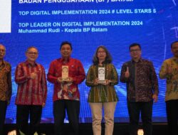 Kepala BP Batam Raih Penghargaan dalam Gelaran Top Digital Awards 2024