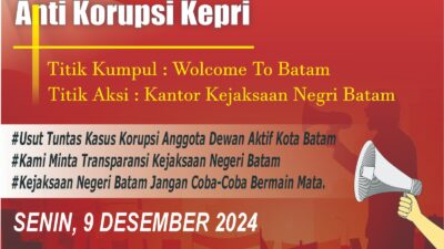 Dugaan Korupsi oleh Anggota DPRD Batam, PMKRI Batam dan APAK Kepri Tuntut Transparansi Kejaksaan