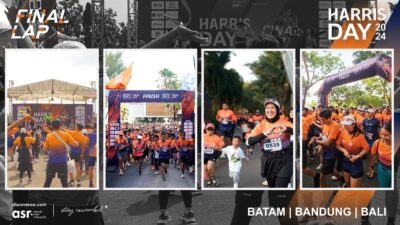 13 Tahun HARRIS Day, HARRIS Hotels Sukses Promosikan Gaya Hidup Sehat dengan Final Lap Run