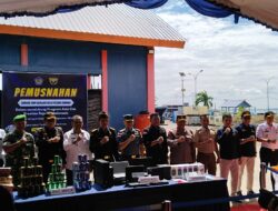 KPPBC dan Kanwilsus DJBC Kepri Musnahkan Barang Bukti Senilai Rp 4 Milliar Tahun 2022 – 2024