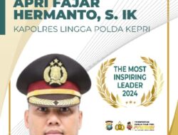 Kapolres Lingga Raih Penghargaan bergengsi Dari Para Raja Nusantara