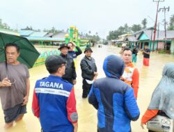Kabupaten Lingga Alami Banjir Rob Parah, Bupati Turun Tangan