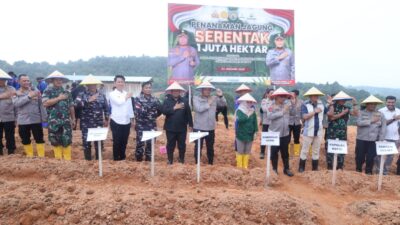 Wujud Dukungan terhadap Program Ketahanan Pangan Nasional, TNI AL Hadiri Penanaman Jagung di Nongsa