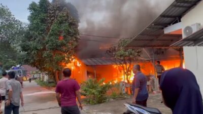 4 Unit Rumah Asrama Polisi Polresta Barelang Terbakar