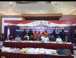 Bea Cukai Batam Ungkap Penyelundupan Sabu 10,95 Kilogram, Pelaku Diupah Rp50 juta