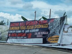 Tidak Sesuai Spesifikasi, Warga Central Batuaji Minta Bangun Ulang