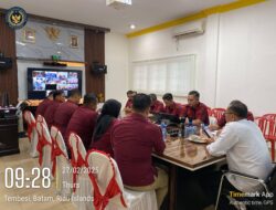 Kanwil Ditjenpas Kepri Gelar Rapat Koordinasi Virtual Bahas Persiapan Ramadhan dan Isu Strategis