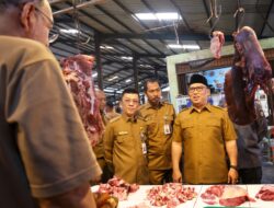 Jelang Ramadhan, Wagub Nyanyang Sidak Pasar Bintan Center dan Gudang Bulog Tanjungpinang