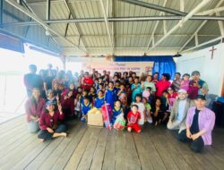 Komisi Pemuda PGIW Kepri Bersama Pemuda Gereja Gelar Aksi Paskah dengan Warga Pulau Kubung