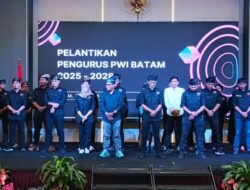 Pengurus PWI Kepri, PWI Batam dan IKWI Kepri Resmi Dilantik