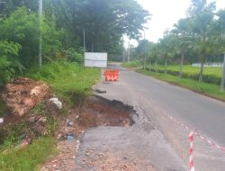 Jalan di dekat Batam Adventure Park Amblas, Butuh Perhatian Pemerintah