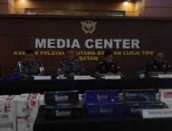 Kekurangan Armada, Bea Cukai Batam Pinjam Truk TNI AL Angkut BB Rokok Ilegal