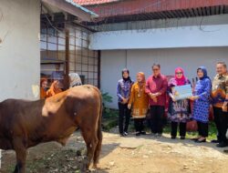 Penyerahan Bantuan Hewan Qurban berupa 1 Ekor Sapi oleh BAZNAS Kota Batam ke Lapas Perempuan Batam