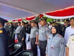 Kalapas Perempuan Batam Hadiri Upacara Peringatan Hari Bhayangkara ke 79 di Polda Kepri