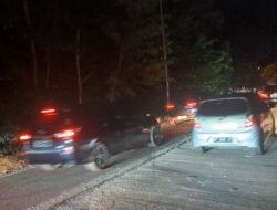 Diduga Imbas Cut and Fill, Jalan dekat Hotel Vizta Rusak Parah