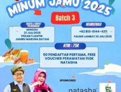 Kalamarta Welnes Batam Kembali Gelar Lomba Minum Jamu, Buruan Mendaftar! Kuota Terbatas