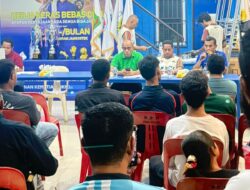 32 tim Futsal di Kota Batam, mengikuti Technical Meeting (TM) dalam turnamen Futsal PK NTT Cup 2 tahun 2025.