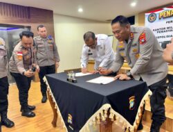 PLH Kalapas Perempuan Batam Ikuti Penandatanganan Perjanjian Kerja Sama Pengamanan Lapas dan Rutan