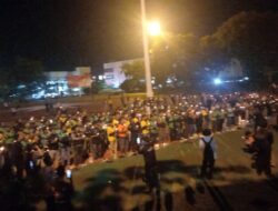 Doa Bersama dan 1000 Lilin di Alun-alun Batam, Walikota Batam: Masyarakat Batam Cerdas