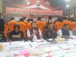 Musnahkan Ribuan Gram Narkotika, Dirresnarkoba Polda Kepri Sebut ada Jaringan Lapas