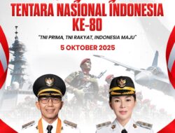 Wali Kota dan Wakil Wali Kota Batam Ucapkan Selamat HUT ke-80 TNI: TNI PRIMA, TNI Rakyat, Indonesia Maju