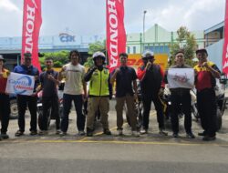 Bikers One Heart Community Kepri Ramaikan Honda Bikers Day Regional Sumatera 2025 di Istana Maimun Medan