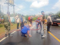 Tumpahan Solar di Dabo Singkep Celakai engendara, Warga Resah Pelaku Masih Bebas Berkeliaran