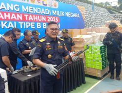 BC Batam Musnahkan Berbagai Jenis Barang Sebanyak 136 Ton, Termasuk HP Iphone dan Senjata