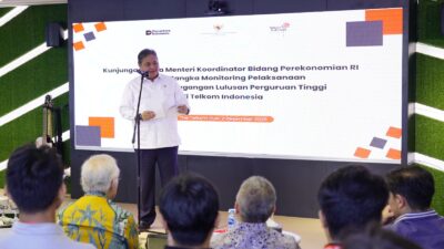 ‎Menteri Koordinator Bidang Perekonomian Tinjau Pelaksanaan Program Pemagangan Nasional di Telkom‎‎