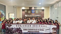 Rutan Batam Sambut baik Kunjungan Observasi Mahasiswa Fakultas Hukum UIB
