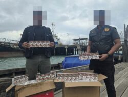 Bea Cukai Batam Sikat  Rokok Psg