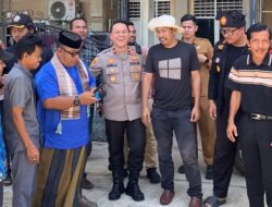 Silaturahmi dengan Warga Tanjung Sengkuang, Kapolsek Batu Ampar Pastikan Air Bersih Benar-benar Tersalurkan