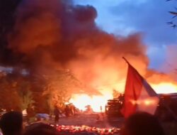 Kebakaran di Kawasan Kuliner Mega Legenda Viral di Medsos