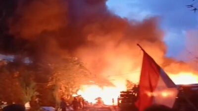 Kebakaran di Kawasan Kuliner Mega Legenda Viral di Medsos