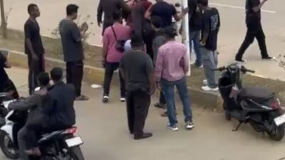 Viral Video Amatir Jukir asal Karimun saat Dipukuli