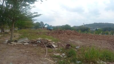 Diduga Belum Kantongi Izin, Lahan Hijau Diratakan Pengembang Proyek Apartemen dekat Imperium