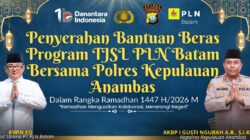 ‎Wujudkan Kepedulian Jelang Idulfitri, PLN Batam Bersama Polres Anambas dan Mahasiswa Salurkan Paket Sembako untuk Warga