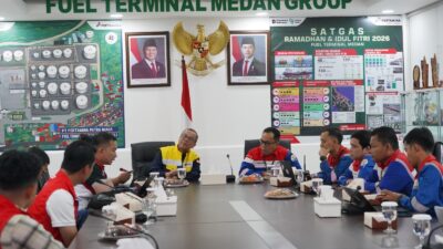 Pertamina Patra Niaga Regional Sumbagut Pastikan Kesiapan Layanan Energi Jelang Arus Balik Lebaran Bersama Staf Khusus Menteri ESDM