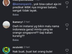 ‎CABUT PREDIKAT WBK!”-Netizen Ngamuk, IG Imigrasi Batam Banjir Hujatan Gegara Isu Pungli Turis Singapura