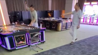 Pria Mengamuk di Sky Game Tanjung Uma, Pukul Mesin PermainanTakutkan Pengunjung