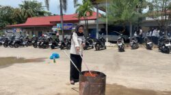 LPP Batam Musnahkan Barang Sitaan Hasil Razia Kamar Hunian