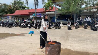 LPP Batam Musnahkan Barang Sitaan Hasil Razia Kamar Hunian