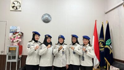 Perkuat Integritas Pengamanan, Lapas Perempuan Batam Ikuti Upacara Pengukuhan Satops Patnal