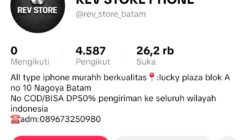 Waspada Tipu-Tipu iPhone Murah Akun ‘REV STORE PHONE’, Pemilik Toko di Batam Beri Peringatan Keras
