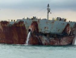 Dua Kapal Kargo Bertabrakan di Selat Philip, KSOP Batam Siaga Penuh