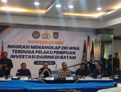 ‎Imigrasi Amankan 210 WNA di Batam, 198 Paspor Disita dan 12 Lainnya Terkendala Bahasa